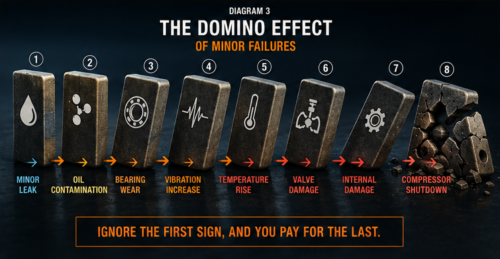 The Domino Effect of Minor Failures